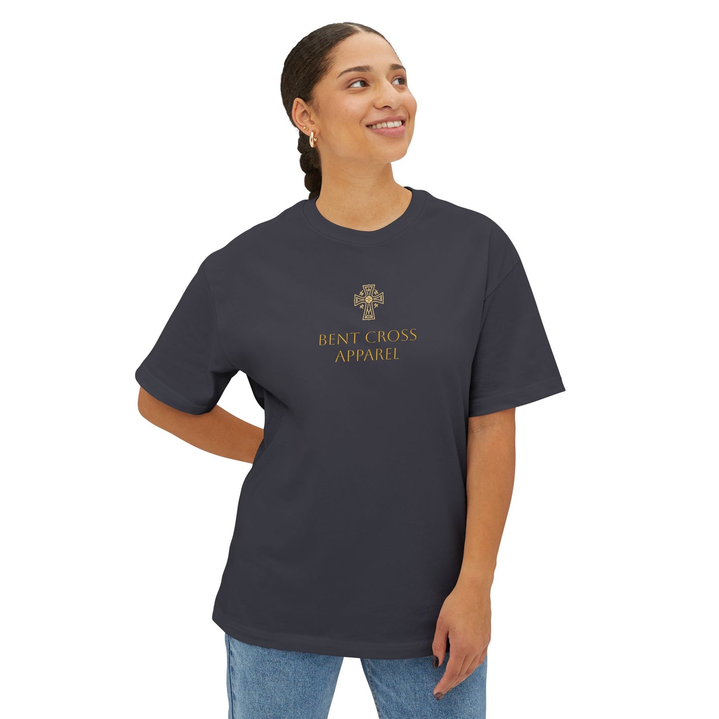 Bent Cross Signature Oversized Tee