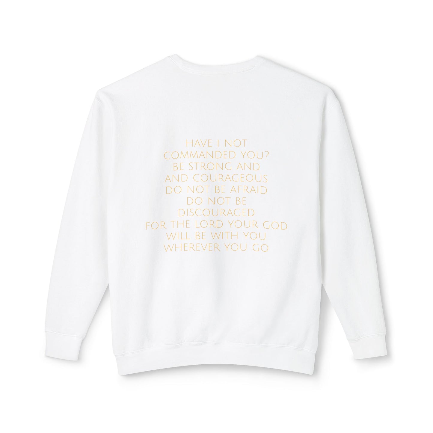 Joshua 1:9 Women's Comfort Crewneck