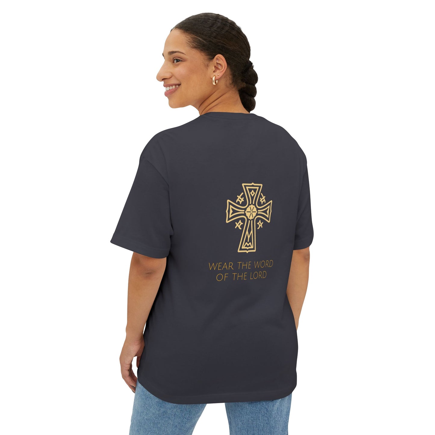 Bent Cross Signature Oversized Tee