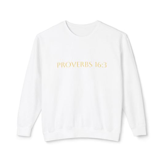 Proverbs 16:3 Comfort Crewneck