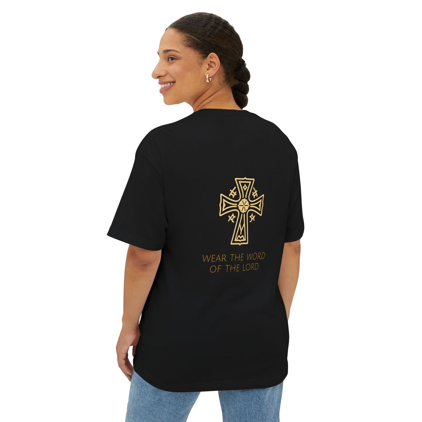 Bent Cross Signature Oversized Tee