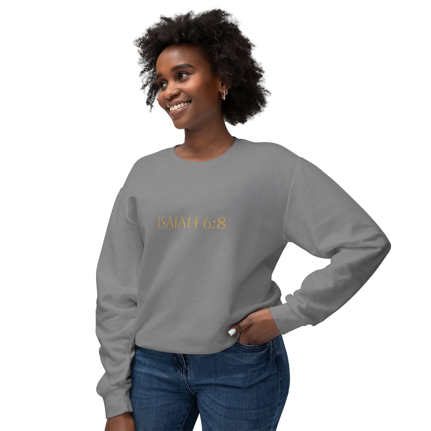 Isaiah 6:8 Women's Comfort Crewneck
