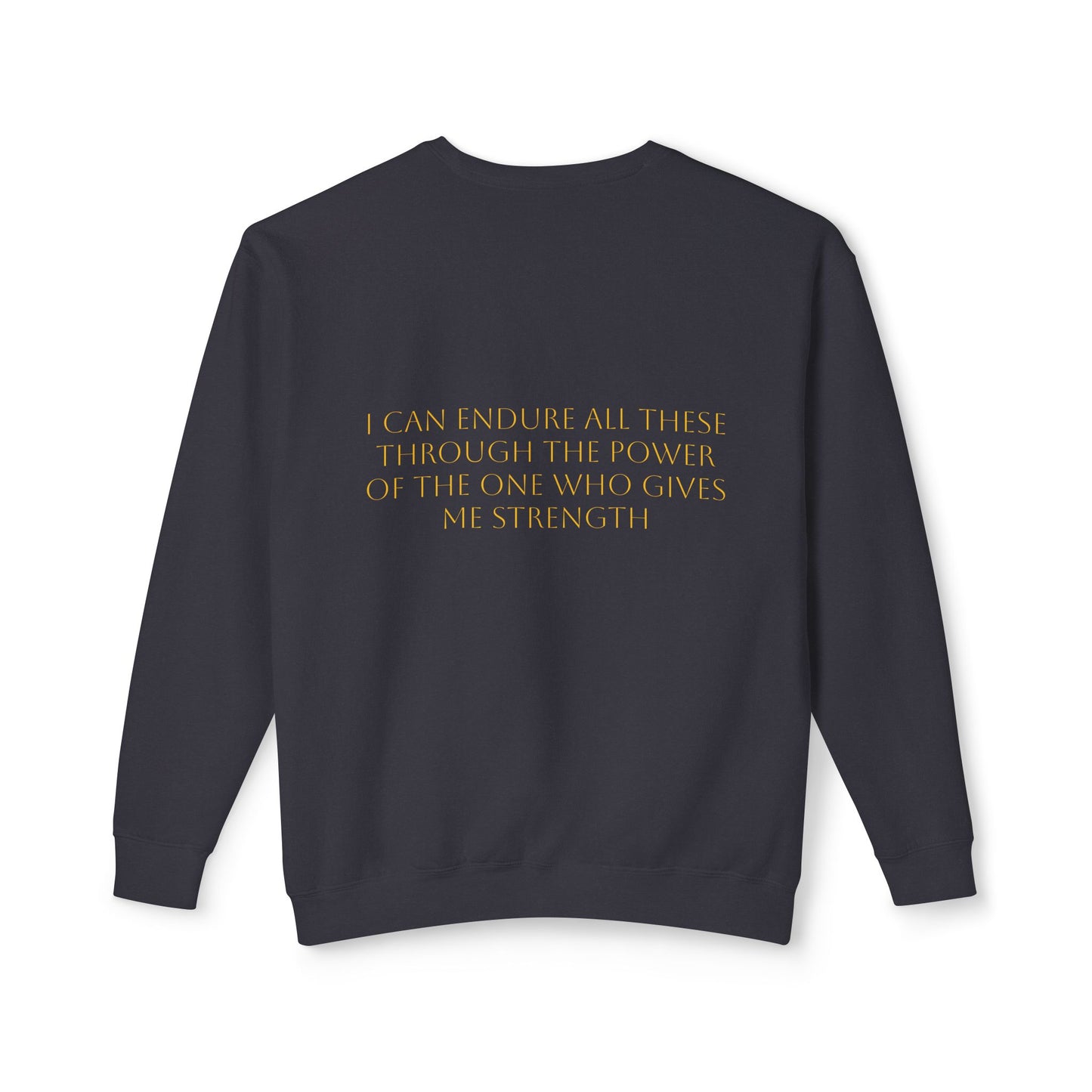 Philippians 4:13 Long Sleeve Comfort Crew Neck