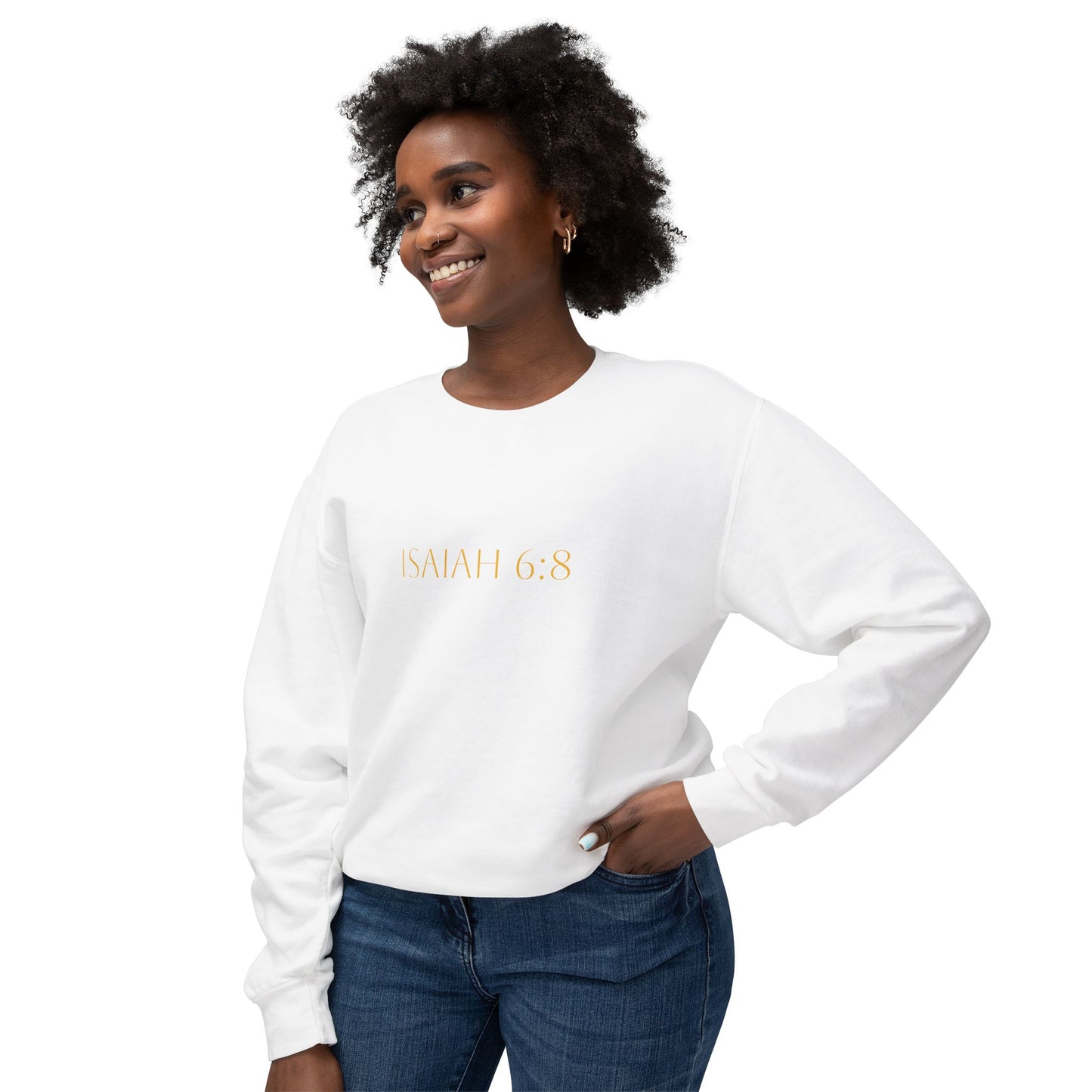 Isaiah 6:8 Women's Comfort Crewneck