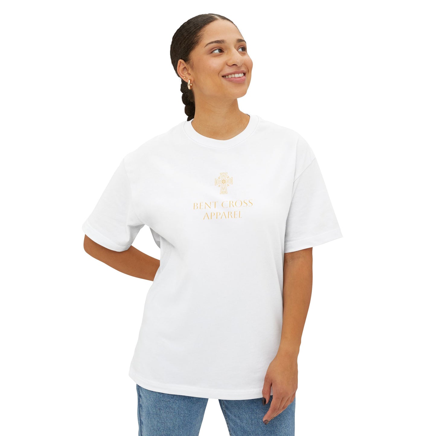 Bent Cross Signature Oversized Tee