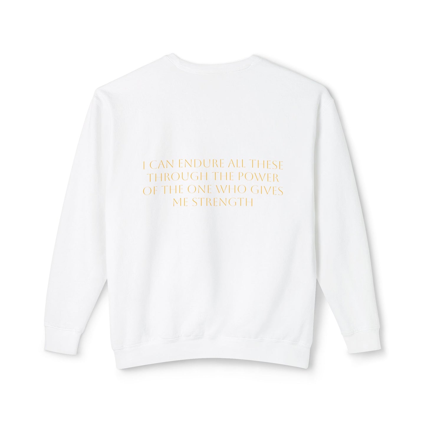 Philippians 4:13 Long Sleeve Comfort Crew Neck