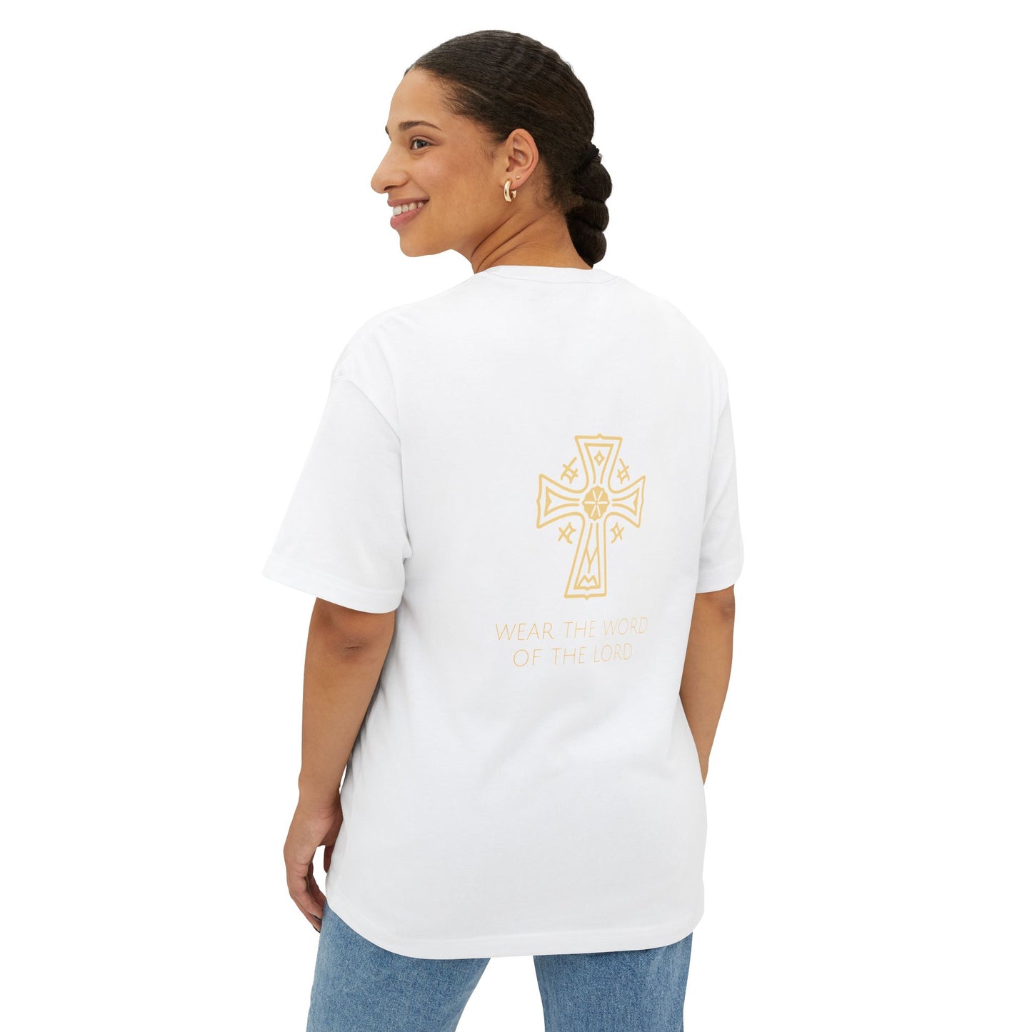 Bent Cross Signature Oversized Tee