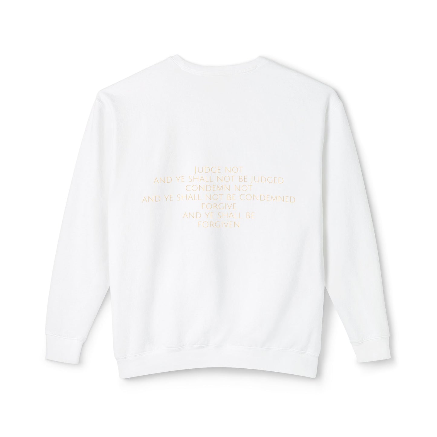 Luke 6:37 Women's Comfort Crewneck