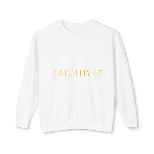 Timothy 1:7 Women's Comfort Crewneck