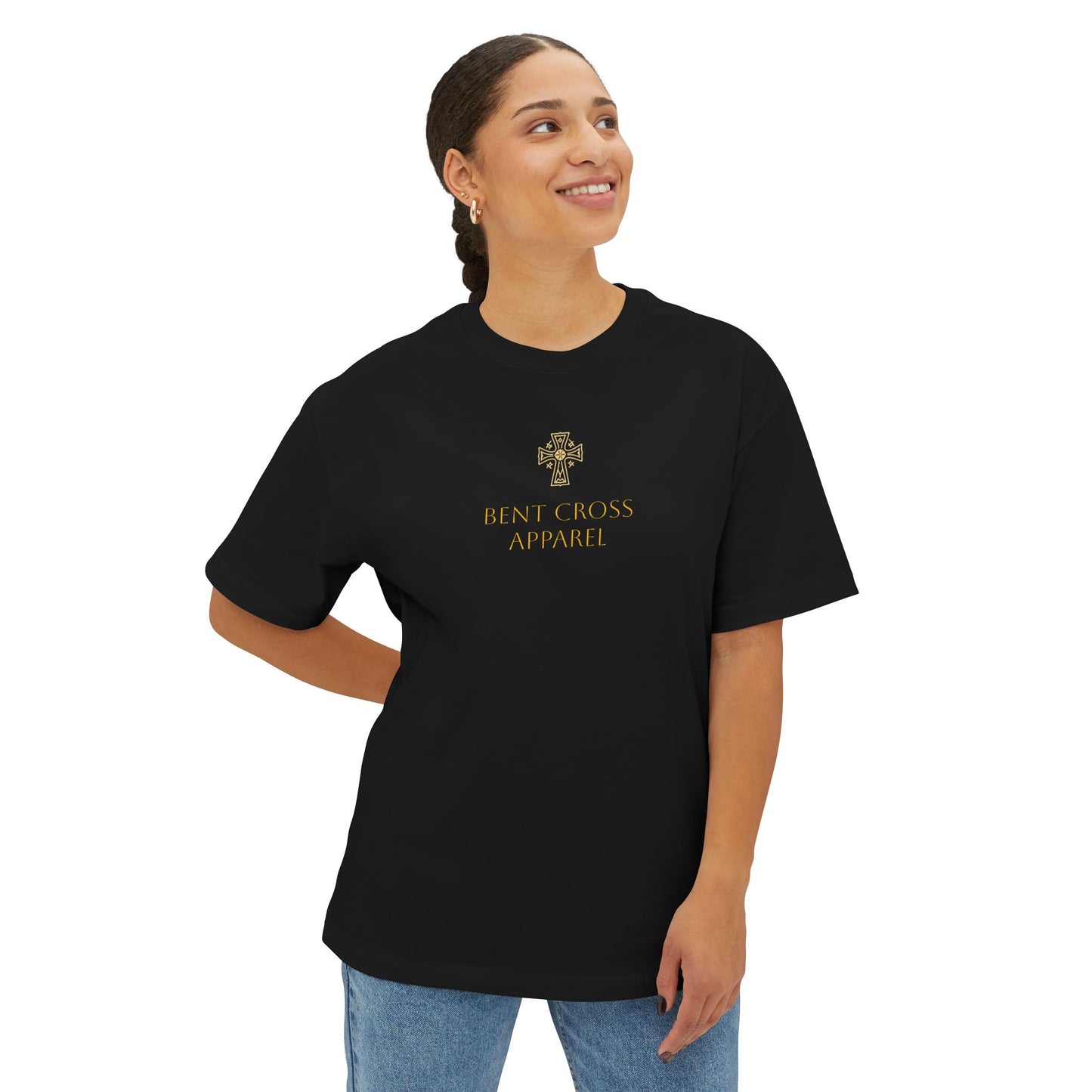 Bent Cross Signature Oversized Tee