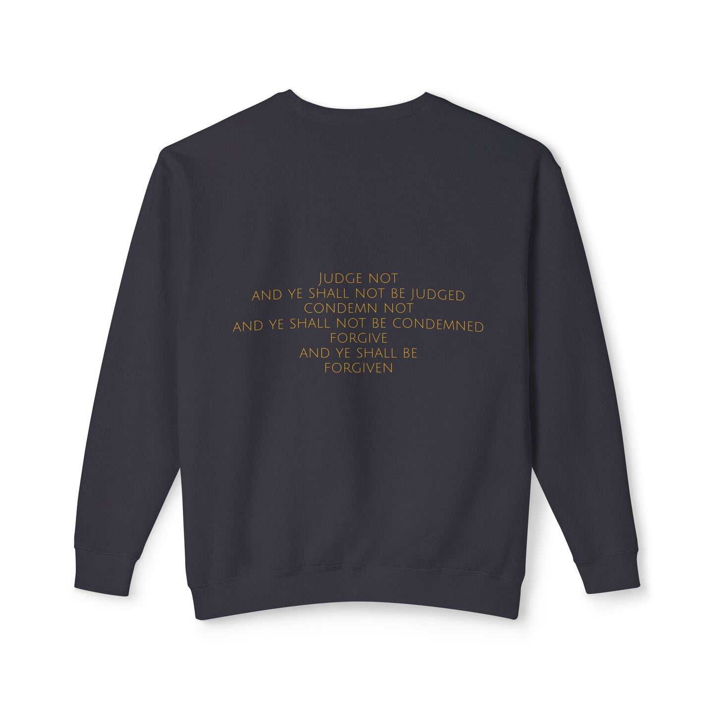 Luke 6:37 Women's Comfort Crewneck