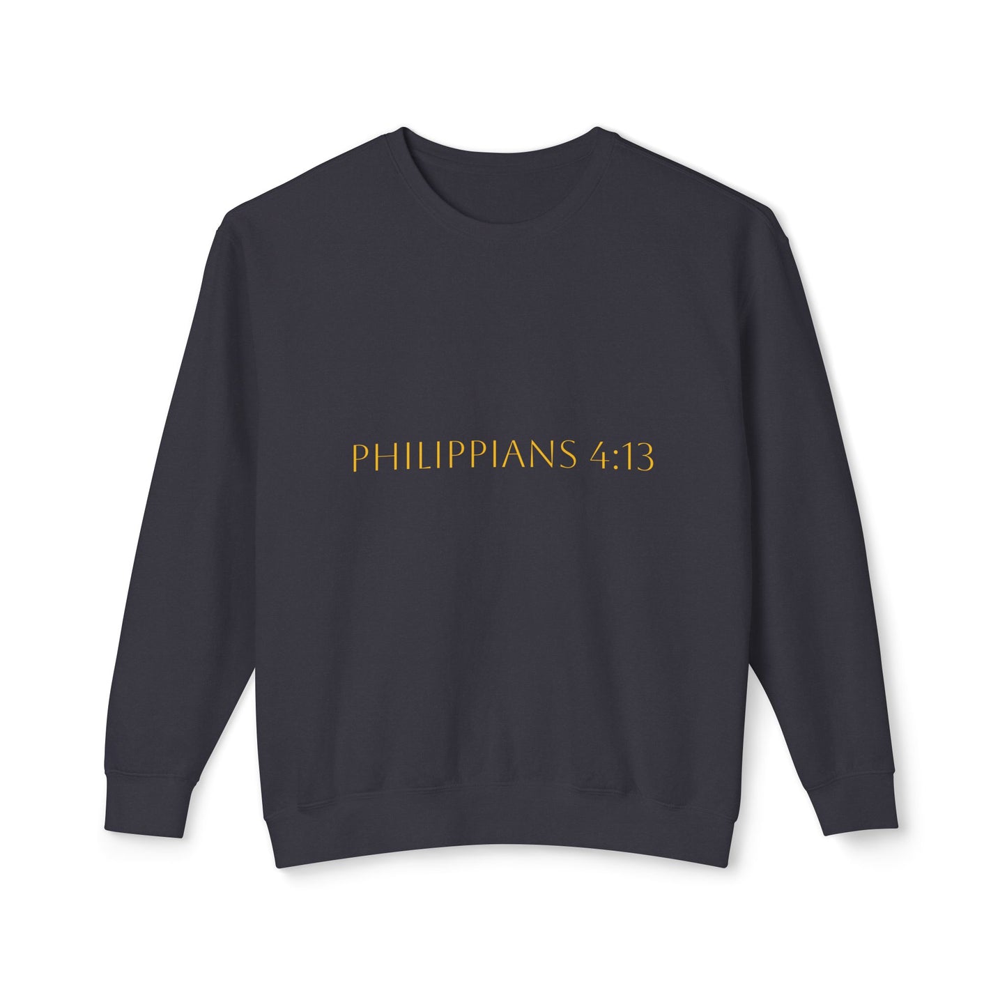 Philippians 4:13 Long Sleeve Comfort Crew Neck