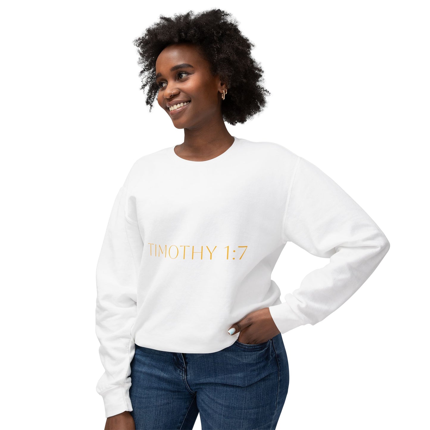 Timothy 1:7 Women's Comfort Crewneck